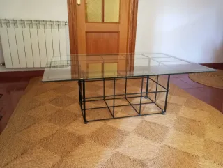 Mesa centro cristal 3cm grosor