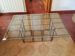 Mesa centro cristal 3cm grosor