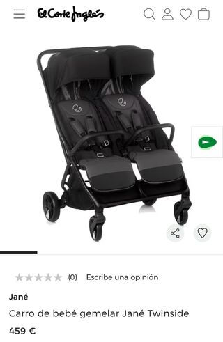 Carro de bebé gemelar Jané Twinside