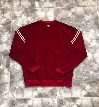 Sudadera Vintage Umbro Inglaterra Y2K Roja