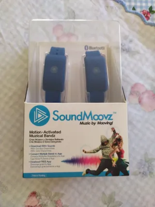 Braccialetti musicali SounMoovz Muzic by Mooving (Blu)