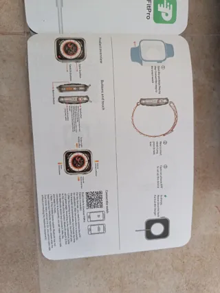 Smartwatch FitPro Ultra Dorado/Plateado