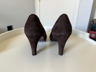 Zapatos tacón piel serraje LODI T.37