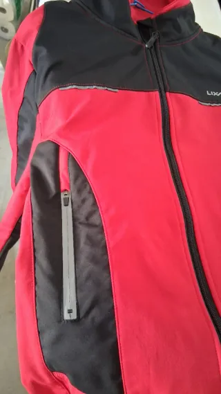 Chaqueta Ciclismo Invierno Lixada Roja/Negra