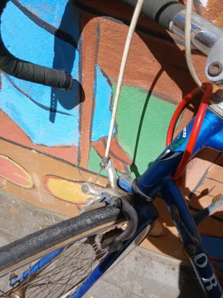 Bicicleta de carretera Orbea azul