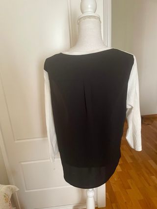 Camiseta Elena Miro Blanca y Negra