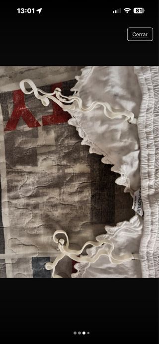 Top encaje blanco Stradivarius