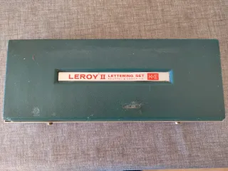 Set de rotulación LEROY II vintage