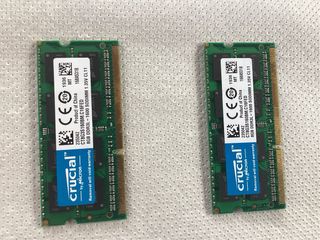 2x Crucial 8GB DDR3L RAM