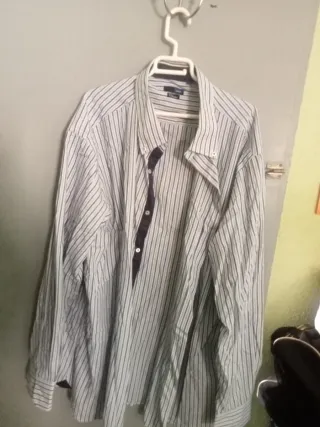 Camisa Wrangler XL Beige y Gris Cuadros