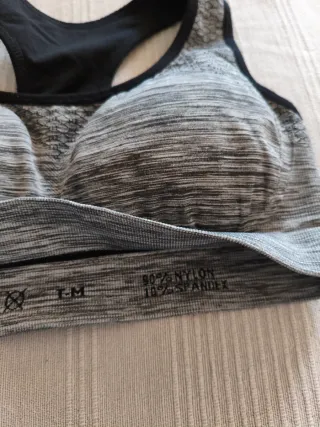 Sujetador deportivo mujer talla M
