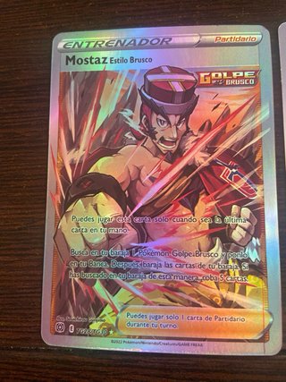 Lote Cartas Entrenador Pokémon (imitación)