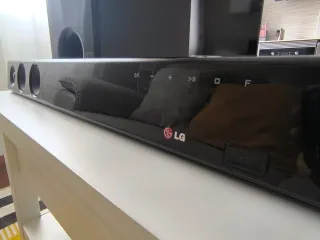 Barra Sonido + Subwoofer Negro