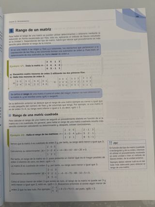 Matemáticas 2.º Bachillerato