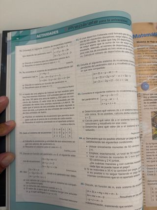 Matemáticas 2.º Bachillerato
