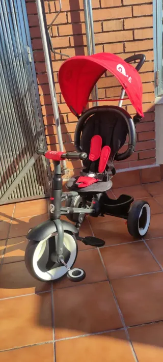 Triciclo Bebe Paseo Rojo