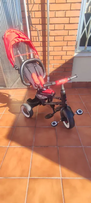Triciclo Bebe Paseo Rojo