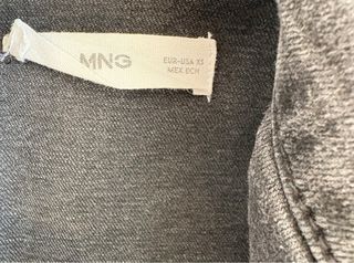 Mono vaquero Mango manga corta negro