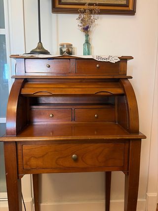 Escritorio secreter de madera