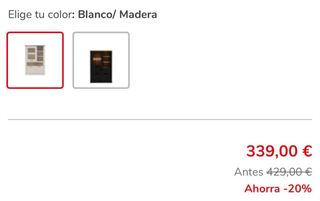 Conjunto Mueble TV y vitrina