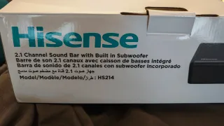 Barra de Sonido Hisense 2.1 HS214 Negra