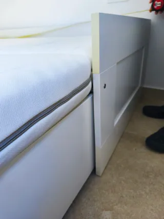 Cama nido blanca con cajones Ikea