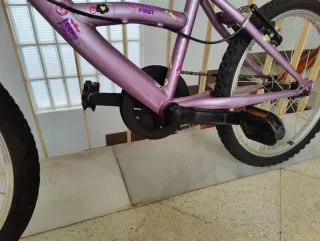 Bicicleta infantil morada
