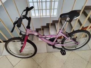 Bicicleta infantil morada