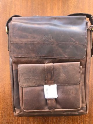 Bandolera ROWALLAN Marrón Cuero Unisex