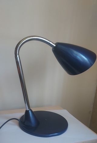 Flexo azul y plateado