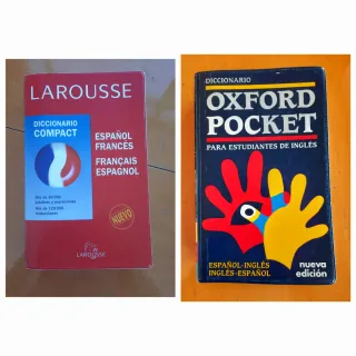 Diccionarios de inglés y francés