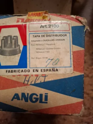 Tapa Delco Renault Dauphine Gordini R4