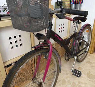 Bicicleta infantil B'TWIN rosa