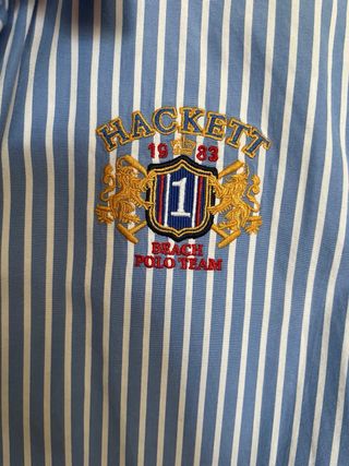 Camisa Hackett Niños Talla 10-12 Rayas