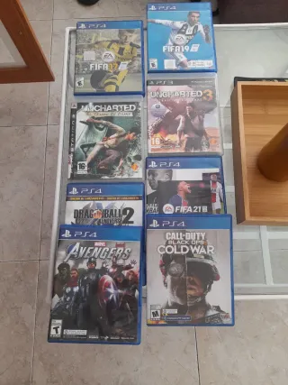 Lote Juegos PS3 y PS4: FIFA, Uncharted, Avengers