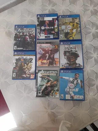 Lote Juegos PS3 y PS4: FIFA, Uncharted, Avengers