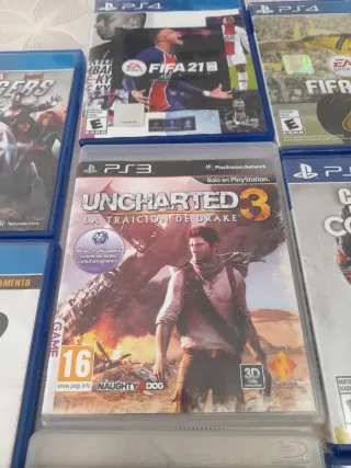 Lote Juegos PS3 y PS4: FIFA, Uncharted, Avengers