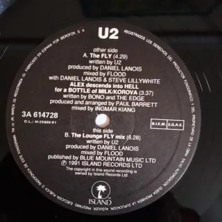 Vinilo U2 1991 - The Fly Maxi Single 12" vinilo