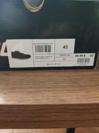 Zapatillas Fila Eurojogger 4 Verde Olivo