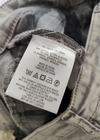 Pantalones chinos gris Anthropologie