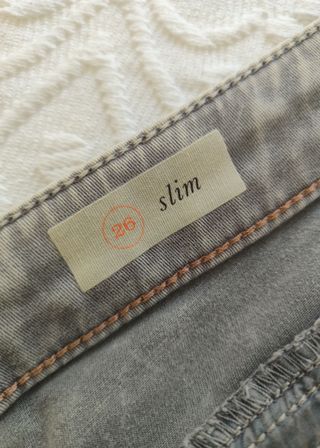 Pantalones chinos gris Anthropologie