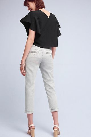 Pantalones chinos gris Anthropologie