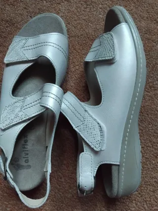 Sandalias Alviflex Piel Mujer Talla 40 Nuevas