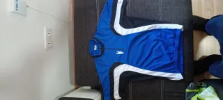 Maillot deportivo azul talla L