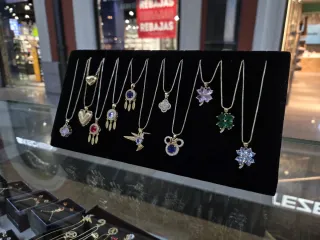 Lote Joyería Acero y Rodio