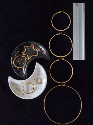 Lote Joyería Acero y Rodio