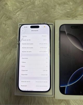 iPhone 16 Pro 256GB Negro