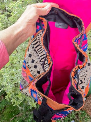 Mochila Breshka étnica multicolor