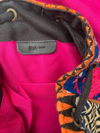 Mochila Breshka étnica multicolor