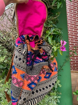 Mochila Breshka étnica multicolor